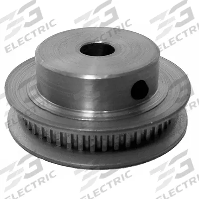 Dayton Timing Pulley: Modified Curvilinear, Fixed, For GT Timing Belt Section - GT Section Fixed-Bore Timing Pulleys with Hub