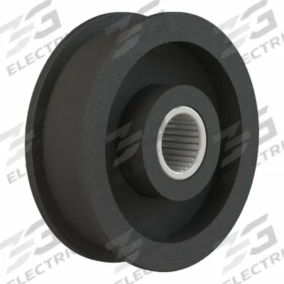 BREWER MACHINE & GEAR Flat Belt Idler Pulley: 1 in Bore, 4.5 in OD, Cast Iron - Flat Idler Pulleys without Flange