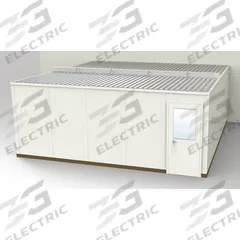 PORTA-FAB Modular In-Plant Office: 20 ft x 20 ft x 8 ft, 3 Walls, Steel-Covered Drywall, Beige (MPN GS2020-3). Key specifications — Exterior Color: Beige; Brand: PORTA-FAB; Sound Transmission Coefficient: STC 31; Frame Material: Steel.