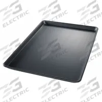 CHICAGO METALLIC Sheet Pan: Sheet Pan Pan, Full Sheet Pan Size, Aluminum, Anodized, Solid, Silver (MPN 44693). Key specifications — Bead Closure: Closed Bead; Coating: Anodized; Pan Style: Sheet Pan; Perforation: Solid; Brand: CHICAGO METALLIC; Color: Silver; Material: Aluminum; NSF Certified: No.