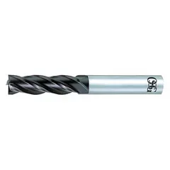 OSG Square End Mill: Carbide, WXL Coated, 4 Flute, 4 mm Mill Dia, 17 mm LOC, 50 mm OAL (MPN 37420002)