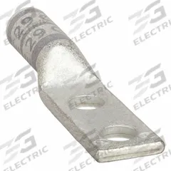 Compression Lug: For 4 AWG, Stranded Wire, 1/4 in Stud Size, Long, Copper Barrel (MPN 24C378). Key specifications — Inspection Hole: No; For Wire Type: Stranded; For Wire Sizes: 4 AWG; Brand: APPROVED VENDOR; Manufacturer Part Number: 24C378.