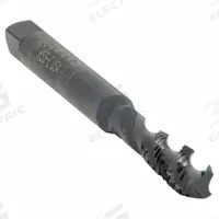 CLEVELAND Spiral Flute Tap: 5/16"-18 UNC, 2B, 3 Flute, Semi-Bottoming Chamfer, Black Oxide Cobalt (MPN C98116)