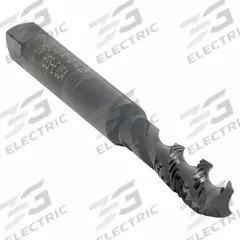 CLEVELAND Spiral Flute Tap: 5/16"-18 UNC, 2B, 3 Flute, Semi-Bottoming Chamfer, Black Oxide Cobalt (MPN C98116)