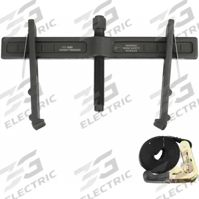 OTC Brake Drum/Rotor Puller: Crossbar/Forcing Screw/Puller Jaw - Brake Servicing Tools