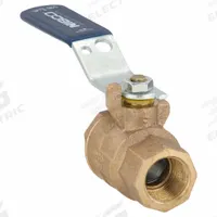 NIBCO Manual Two-Way Ball Valve: 3/4 in, Bronze, Straight, FNPT x FNPT, 250 psi Max. Pressure (CWP) (MPN T58570UL 3/4). Key specifications — Brand: NIBCO; Handle: Lever.
