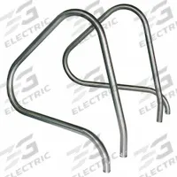 SPECTRUM Grab Rail: 26 in Setback, Dia 1.9 in, 0.145 in Thick, Fixed Legs, 38 in Ht, 26 in Wd, 304L (MPN 35113-26-.145). Key specifications — attr997232: SPECTRUM; attr997219: Silver; attr997224: Stainless Steel; attr997229: Grab Rail; attr1011527: ADA Compliant; attr1011531: Electropolished; attr1011535: Fixed Legs; attr1011536: 304L.