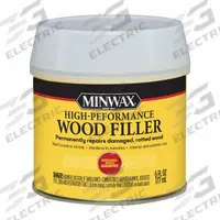 MINWAX Wood Filler: 6 oz Container Size, Tub, Natural, Wood Filler (MPN 41600000). Key specifications — Color: Natural; Finishing Features: Sandable; Brand: MINWAX.
