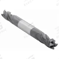 APPROVED VENDOR Square End Mill: Carbide, AlTiN Coated, Double End, 4 Flute, 1/8" Mill Dia, 1/4" LOC (MPN 236-001047)