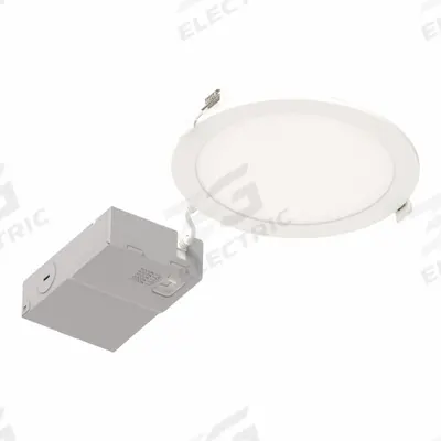 SYLVANIA Round Slim Microdisk: 1,200 lm, 2700K, 16 W, 120V AC - Low-Profile Canless Downlights