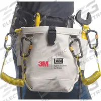 DBI-SALA Pouch: Sleever Bars/Spud Wrenches, Carabiner, Clip, 5 in Ht, Container, Canvas, White (MPN 1500132). Key specifications — Color: White; Tethering Component: Container; Tool End Connection: Carabiner; Tool Holder Type: Pouch; Sub-brand: Fall Protection for Tools and Objects; Closure Type: Clip; For Tool Type: Spud Wrenches; Material: Canvas.