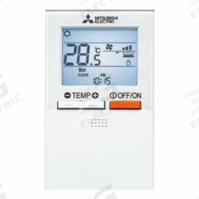 MITSUBISHI ELECTRIC Handheld Remote Control: Handheld Remote Control, Heat Pump - Mitsubishi Ductless Mini-Split Accessories