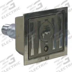 WATTS Wall Hydrant: For 4 in Wall Thick, 5 1/2 in Overall Lg, Nickel Bronze, Chrome-Plated, Square (MPN HY-330). Key specifications — Face Material: Nickel Bronze; Brand: WATTS; Face Shape: Square; Face Type: Fully Enclosed; Color/Finish: Chrome-Plated.