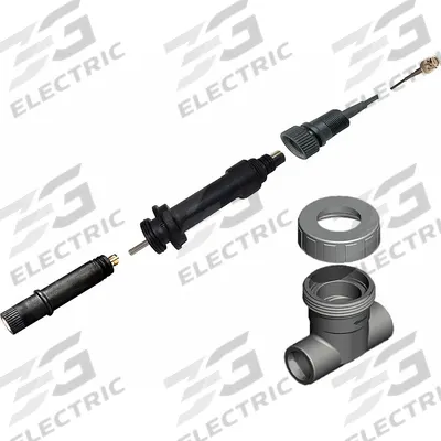 SENSOREX Sensor Kit: S8300/10/BNC, pH, 0 to 14, Flat, 3.05 m Cable Lg, BNC - Electrode, Probe & Sensor Kits