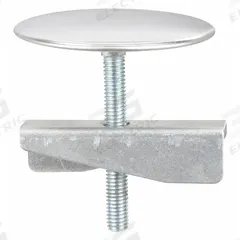 APPROVED VENDOR Faucet Hole Cover: 1 3/4 in Overall Dia, 1 5/8 in Overall Wd, 1 3/4 in Overall Ht (MPN 1PPJ5). Key specifications — Material: Stainless Steel; Color: Silver; Connection Type: Screw; Brand: APPROVED VENDOR; Application: Sink Drain.