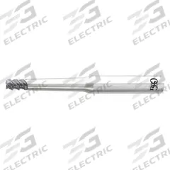 OSG Corner Radius End Mill: Carbide, WXS Coated, 3 Flute, 10 mm Mill Dia, 15 mm LOC, 2 mm Rad (MPN 3098041)