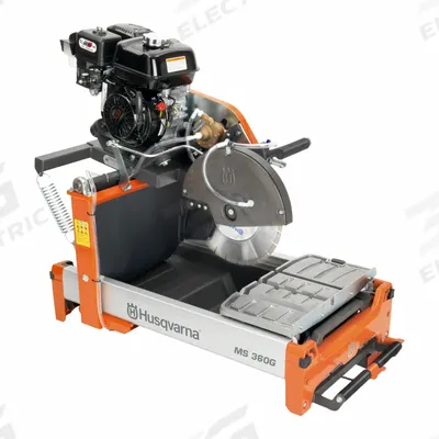 HUSQVARNA Concrete Table Saw: 14 in Blade Dia., Wet, 5 in Max. Cutting Dp - Power Cutters