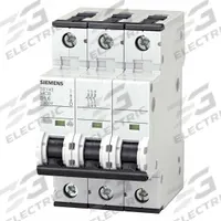 SIEMENS IEC Supplementary Protector: 20 A Amps, 72V DC, 10kA at 400V AC, Screw Clamp, 5SY4, 400V AC (MPN 5SY43208). Key specifications — Terminal Connection: Screw Clamp; Series: 5SY4; AC Voltage Rating: 400V AC; DC Voltage Rating: 72V DC; Max. AIR Rating: 10kA at 400V AC; Brand: SIEMENS.