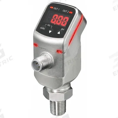 ASHCROFT Indicating Transmitter: 0 psi to 1,000 psi, 4 to 20 mA DC/(1) Switch, 4-Pin M12 Connector - Digital Pressure Transmitters with 4-Pin M12 Connector
