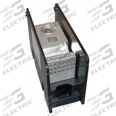 MERSEN Power Distribution Block: Open, Lug, Lug - Open Blocks with Lugs
