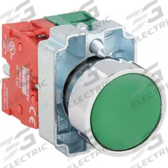 DAYTON Flush Push Button Operator: Non-Illuminated, Flush Profile, Metallic, 22 mm, 1NO/1NC (MPN 30G237). Key specifications — Brand: DAYTON; Action: Momentary; Series: Dayton; Terminal Connection: Pressure Plate; Push Button Material Type: Metallic.