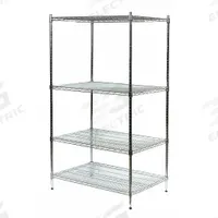 APPROVED VENDOR Wire Shelving Unit: Starter, 72 in x 24 in, 85 in Overall Ht, 4 Shelves, Dry, Silver (MPN 2KPG2). Key specifications — Recommended Environments: Dry; Color: Silver; Finish: Zinc-Plated; Material: Steel; Brand: APPROVED VENDOR.