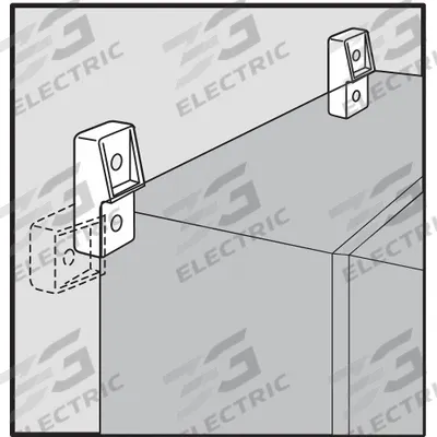 HOFFMAN Foot Kit: Fiberglass (MPN UUMF) - Electrical Enclosure Accessories & Replacement Parts