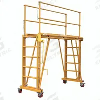 TELE-TOWER Scaffold: Steel, 2 ft to 11 ft, 22 in x 72 in, 1,000 lb Load Capacity (MPN 1101-22). Key specifications — Brand: TELE-TOWER; Height Adjustability: Fixed Height; Included Components: Toeboard.