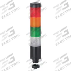WERMA Tower Light Assembly: 4 Tier, Green/Red/White/Yellow, Sounder Tier Included, 209 mm Overall Ht (MPN 69924075). Key specifications — Manufacturer Part Number: 69924075; Brand: WERMA; Operating Voltage: 24V AC/DC; Light Tier Color: White.