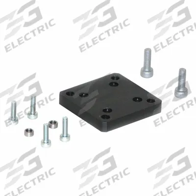 AFAG Connection Plate: Mfr Part # 50353197, M2.5/M3 Mount Hole Size - Connecting Elements for Pneumatic Slides