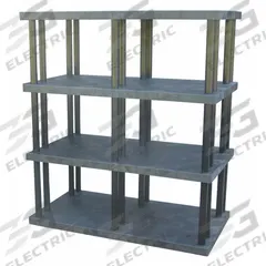 STRUCTURAL PLASTICS Plastic Shelving: 66 in x 36 in, 75 in Overall Ht, 4 Shelves (MPN ST6636x4). Key specifications — Resistance Properties: Corrosion-Resistant; Frame Material: Plastic; Shelving Material: High Density Polyethylene; Brand: STRUCTURAL PLASTICS.
