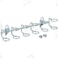 APPROVED VENDOR Multi-Ring Tool Holder: 1/4 in Peg Hole, For 1 in Pegboard Hole Spacing, 2 PK (MPN 5TPF3). Key specifications — attr37723: Zinc-Plated; attr37722: Silver; attr37730: Screw-In; attr37731: Surface; attr62029: Multi-Ring Toolholder; attr37721: APPROVED VENDOR.