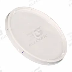 GRAINGER Lid: Bucket Lid, 9 5/8 in Overall Dia, White, Plastic, 9 5/8 in Dia. 3/4 in L x 9 5/8 in W (MPN 878HM1). Key specifications — attr1265148: Not Rated; attr1188872: GRAINGER; attr1265149: Not Rated; attr1188855: 878HM4; attr1188854: Plastic; attr1188856: 878HM4.