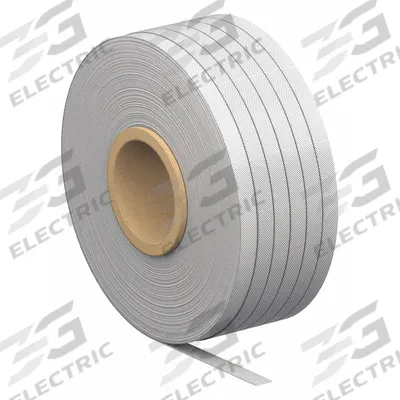 APPROVED VENDOR Plastic Strapping: 1,830 lb Break Strength, 1,320 ft Overall Lg, Green/White - Woven Poly Cord Strapping