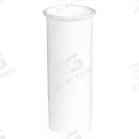 APPROVED VENDOR Tailpiece: Plastic, White, 1 1/2 in Nominal Pipe Size, 4 in Overall Lg, Flanged (MPN 1PNZ1). Key specifications — Includes: Washer; Brand: APPROVED VENDOR; Material: Plastic.