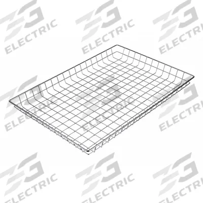 MARLIN STEEL WIRE Storage Basket: Steel, Chrome-Plated, Silver, 16 5/8 in Overall Wd (MPN 130-12) - Machining