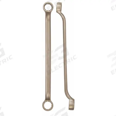AMPCO Box End Wrench: Natural, 10 mm_11 mm Head Size, 7 1/8 in Overall Lg - Metric, Double End, 12-Point, Box End Nonsparking Wrenches
