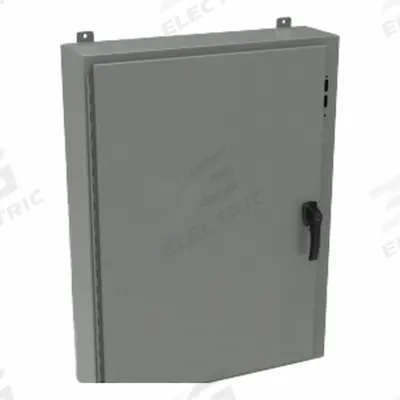 HAMMOND Disconnect Enclosure: NEMA 12/13/4, Powder-Coated Steel, 36 in x 31 in x 12 in - Disconnect Switch Electrical Enclosures