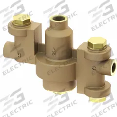 ACORN CONTROLS Thermostatic Mixing Valve: For Hot Water/Water Media, Thermostatic, Brass, EPDM, NPT (MPN ET71-3). Key specifications — Includes: Integral Check Valves; Brand: ACORN CONTROLS.