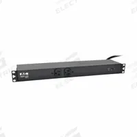 EATON TRIPP LITE PDU: Single-Phase, 120V AC, 14 Outlets, (12) 5-15/20R/(2) 5-15R, 1 RU (MPN PDUH20-ISO). Key specifications — Plug Type: NEMA 5-20P; Brand: EATON TRIPP LITE; Phase: Single-Phase; Maximum Input Voltage: 120V AC; Receptacle Type: (2) 5-15R; Mounting Location: Wall; Facing: 2 Front/12 Rear.