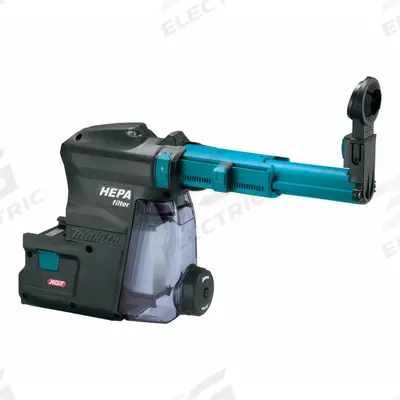 MAKITA On-Tool Dust Extractor: On-Tool, Self-Contained, 1 1/8 in Max. Dia, GRH01 - On-Tool Self-Contained Attachments
