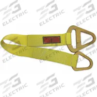 STREN-FLEX Web Sling: Type 1, Nylon, Triangle & Choker Link, 2 Plies, 4 ft Sling Lg, 5 1/2 in Eye Lg (MPN TCS2-906-4). Key specifications — attr993854: STREN-FLEX; attr993884: Fully Sewn; attr993857: Yellow; attr1028218: Wear-Resistant Tag; attr1028219: Fully Sewn.