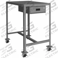 DURHAM MFG Work Table: Fixed Ht, Steel, 36 in x 24 in, 2,000 lb Overall Load Capacity (MPN MTDM243642-2K195). Key specifications — Unit Type: Not Expandable or Modular; Assembly: Fully Assembled; Wheel Material: Phenolic; Frame Material Finish: Powder Coated; Drawer Depth: 19-1/4 in; Drawer Height: 4-15/16 in; Mobility: Casters; Drawer Width: 13-5/16 in.