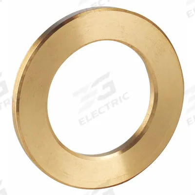 BUNTING BEARINGS Thrust Washer: 1/2 in Bore, Bronze, C87850, 1 in OD, 0.125 in Thick - General Purpose Dry-Run Metallic Thrust Washers