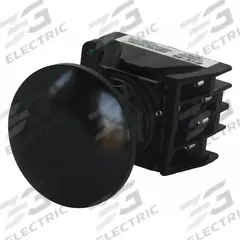 EATON Hazardous Location Push Button: 30 mm, Metallic, Mushroom Head Profile, 2NO/2NC (MPN E34EX713B). Key specifications — Manufacturer Part Number: E34EX713B; Product Type: Push Button Operators; Series: E34; Brand: EATON; AC Contact Rating: 10 A @ 600 V; Action: Momentary; DC Contact Rating: 2.5 A @ 250 V; Operator Illumination: Non-Illuminated.