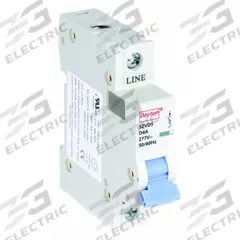 DAYTON IEC Supplementary Protector: 4 A Amps, 5kA at 277V AC, Screw Clamp, NDB2-63 D4/1, 277V AC, D (MPN 5ZVD5). Key specifications — Brand: DAYTON; Terminal Connection: Screw Clamp; DC Voltage Rating: Not Rated; Max. AIR Rating: 5kA at 277V AC; Series: NDB2-63 D4/1; AC Voltage Rating: 277V AC; Curve Type: D.