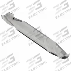 APPROVED VENDOR Square End Mill: Carbide, Double End, 2 Flute, 3/8" Mill Dia, 9/16" LOC, 2-1/2" OAL (MPN 234-001100)