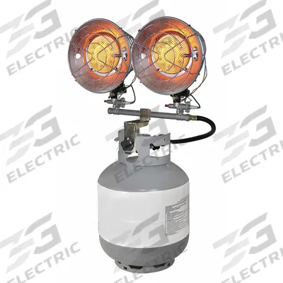 DYNA-GLO Portable Gas Tank-Top Heater: 30,000 BtuH Heating Capacity Output - Portable Gas Tank-Top Radiant Heaters