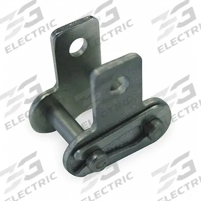 TSUBAKI Attachment Link: For Nickel-Plated Steel Roller Chains, SK-1, 80, Single Strand - Attachment Links for ANSI Standard Chains