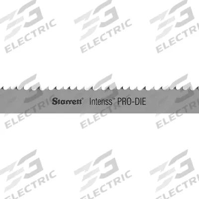 STARRETT Band Saw Blade: High Speed Steel, Intenss(TM) PRO-DIE, 15 ft 6 in, Raker Cutting Edge - General Purpose Metal Cutting Blades